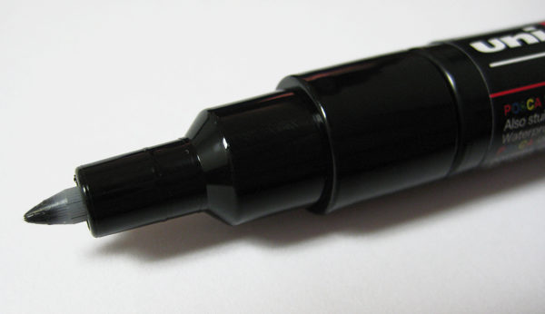 Posca PC-1M Extra- Fine Signing Pen Black or White - Foam E-Z, The